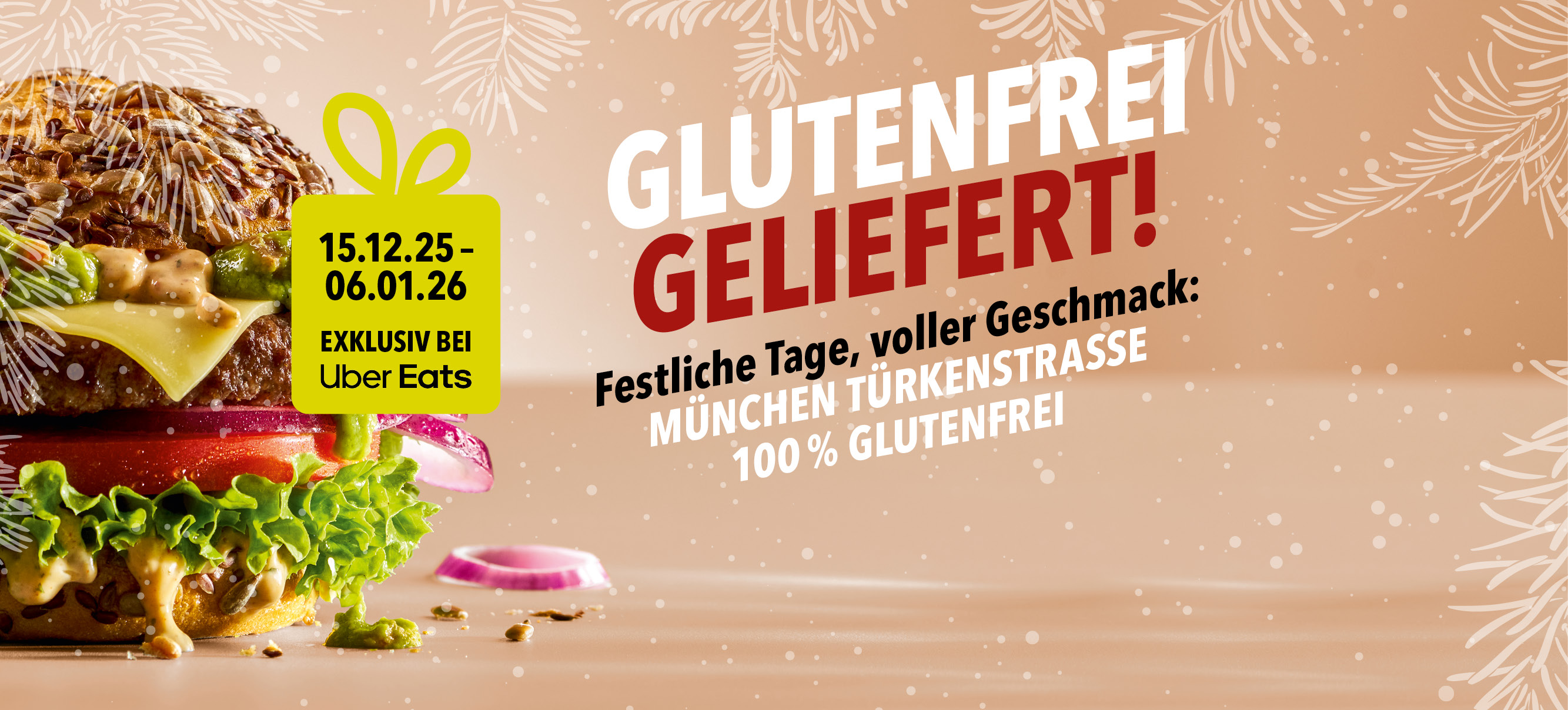 Glutenfreie Weihnacht München Türkenstrasse - Lieferdienst UberEats Glutenfreie Weihnacht München Türkenstrasse - Lieferdienst UberEats