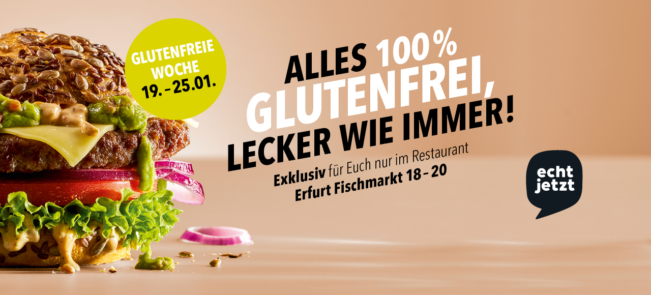 Glutenfreie Woche Erfurt Fischmarkt | HANS IM GLÜCK