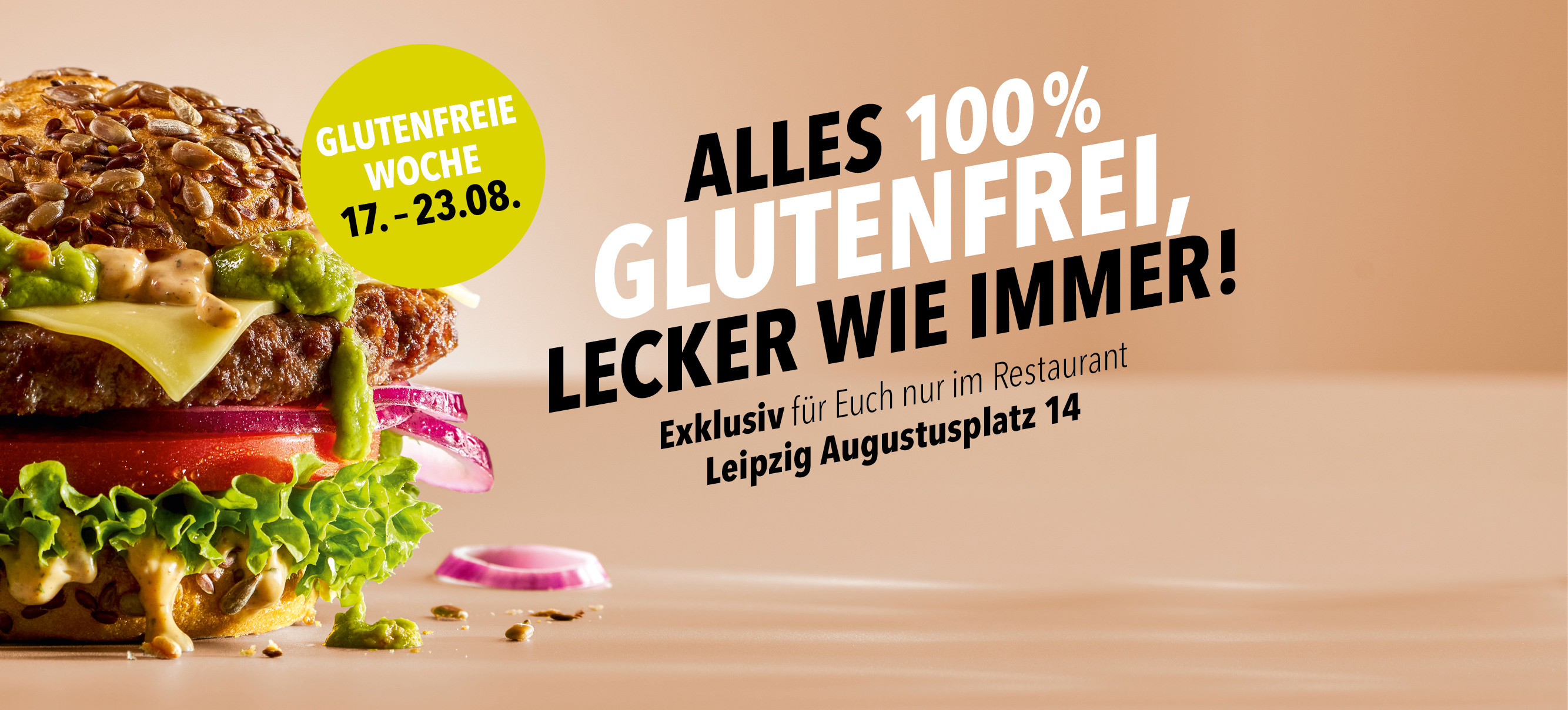 Glutenfreie Woche HANS IM GLÜCK - Leipzig Augustusplatz