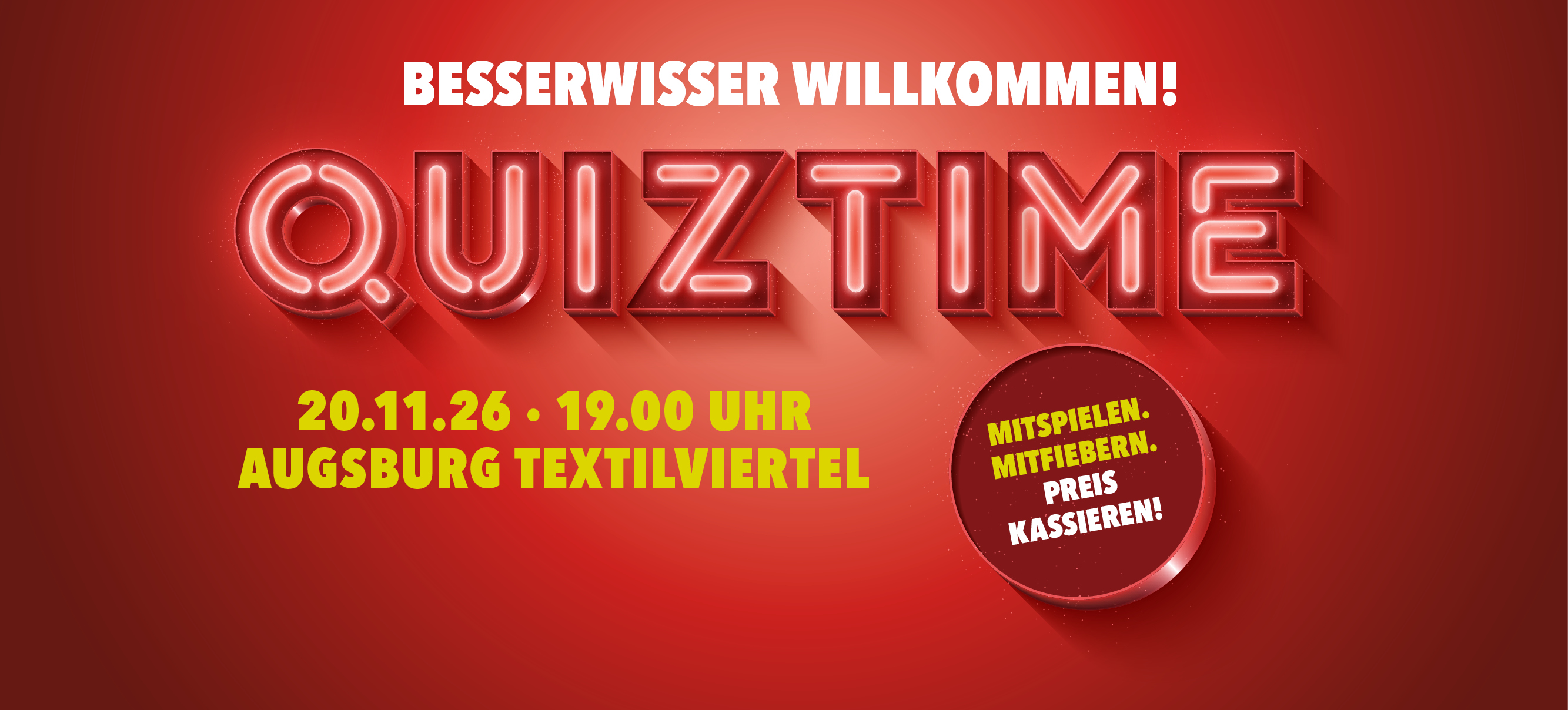 Quiz Time HANS IM GLÜCK - Augsburg Textilviertel
