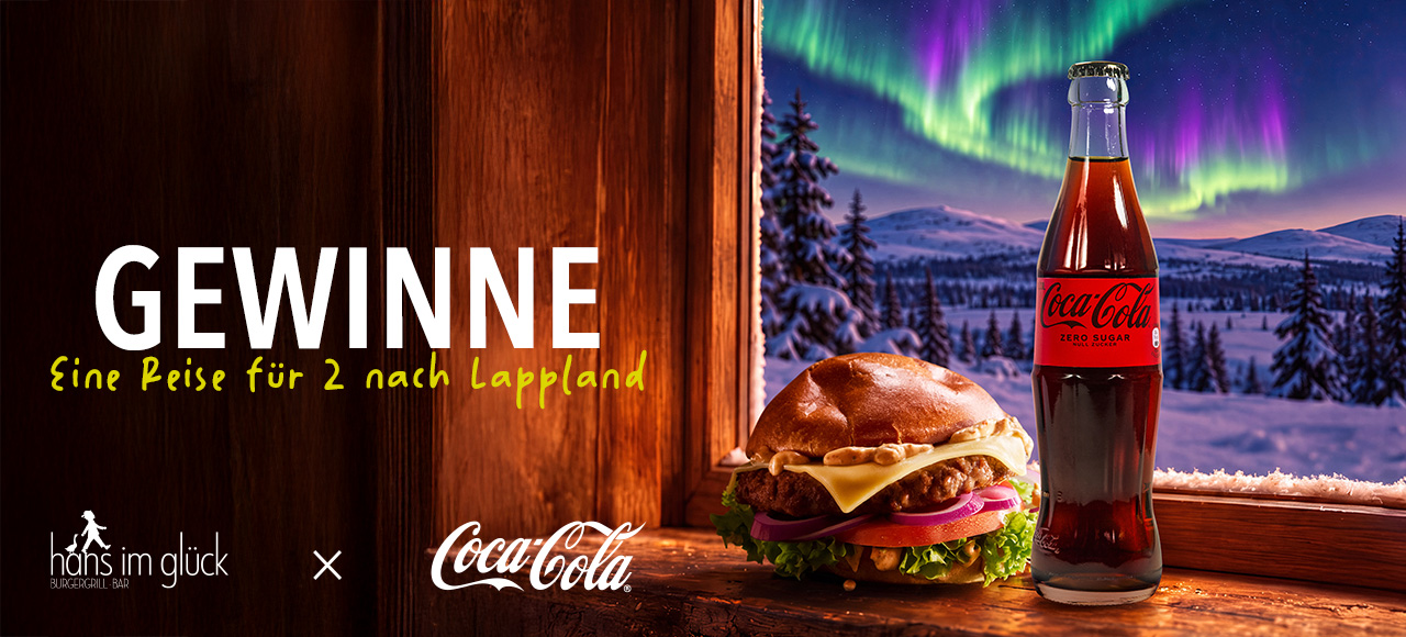 Gewinnspiel Lappland Reise Coca Cola - HANS IM GLÜCK