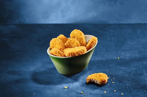 Vegan nuggets and finger food at HANS IM GLÜCK Amsterdam