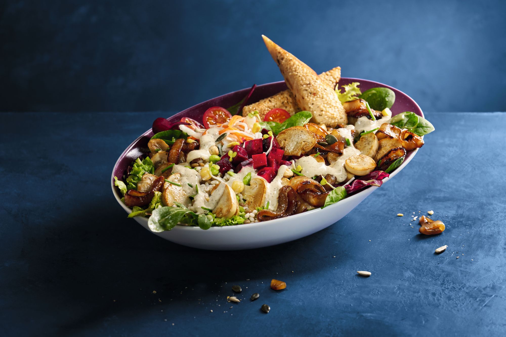 Vegan bowls at HANS IM GLÜCK Amsterdam
