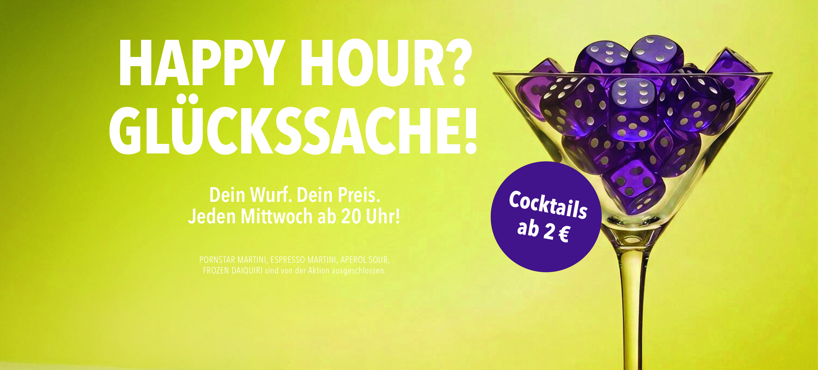 Happy Hour - HANS IM GLÜCK Würzburg