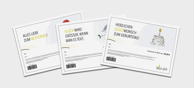 HANS IM GLÜCK Gutscheine HANS IM GLÜCK Gutscheine - jetzt kaufen!